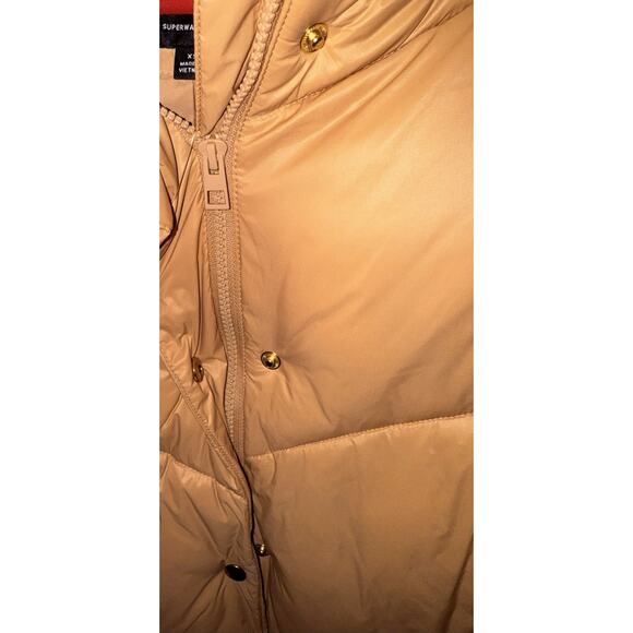 J.Crew Womens Villa Puffer Coat W/ Primaloft In Sand Castle Size XS BV700 - Picture 7 of 13